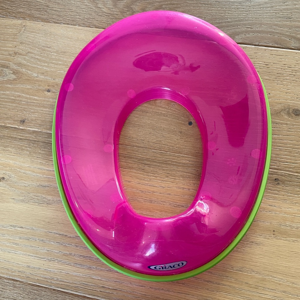 Graco toilet seat training seat potty pink